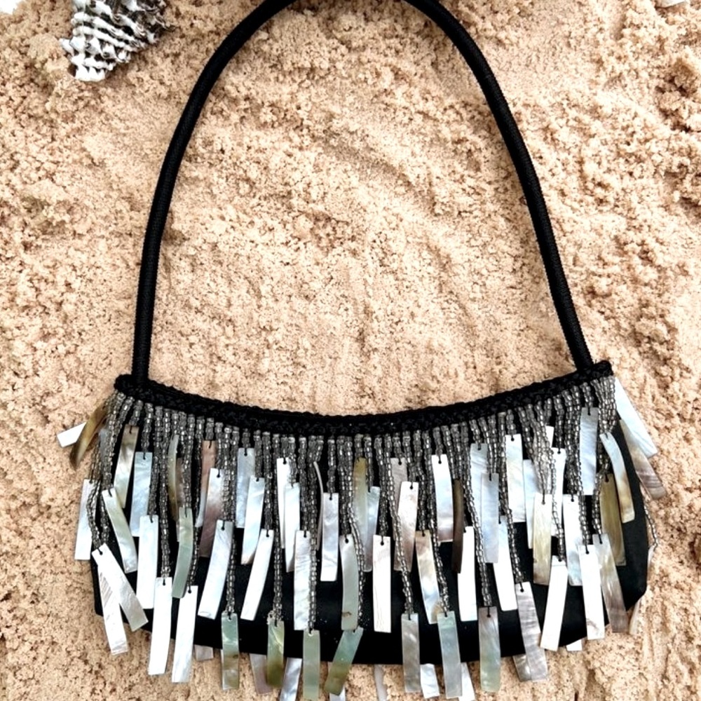 POLILLO MOTHER OF PEARL COCKTAIL PURSE